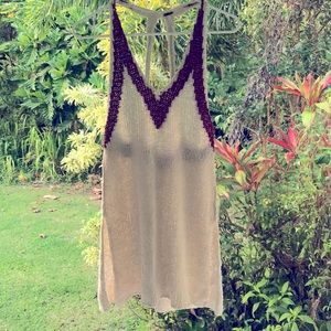 Knit tank top